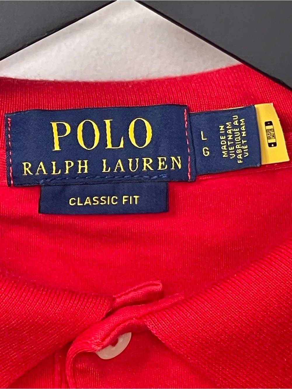 Ralph Lauren Men’s Red Polo with Embroidered Pony